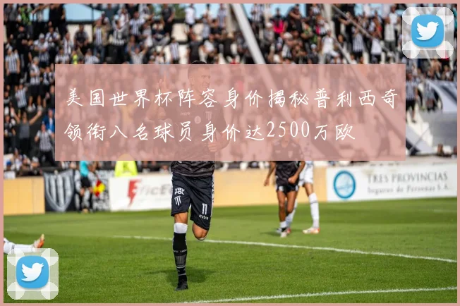 美国世界杯阵容身价揭秘普利西奇领衔八名球员身价达2500万欧